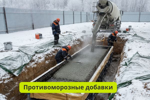 Противоморозные и антисептические добавки фото